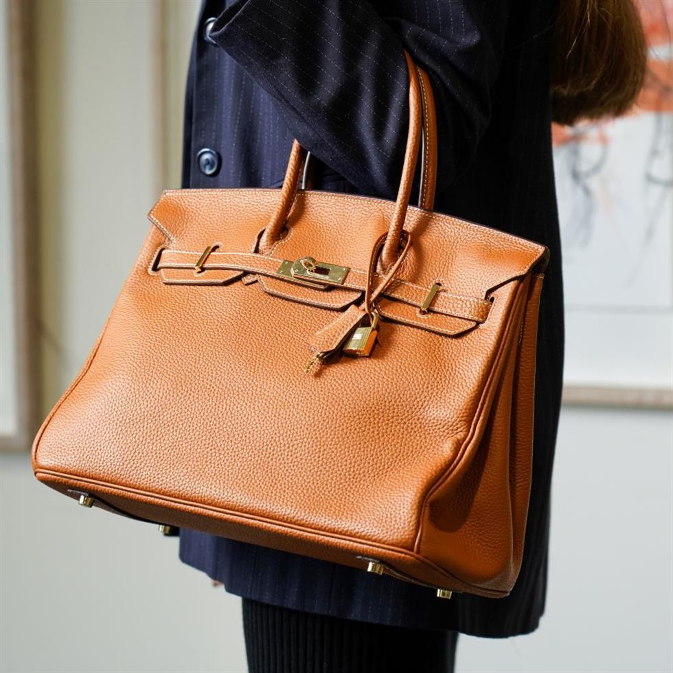 Hermès ‘Birkin 35’ in Gold Togo Leather