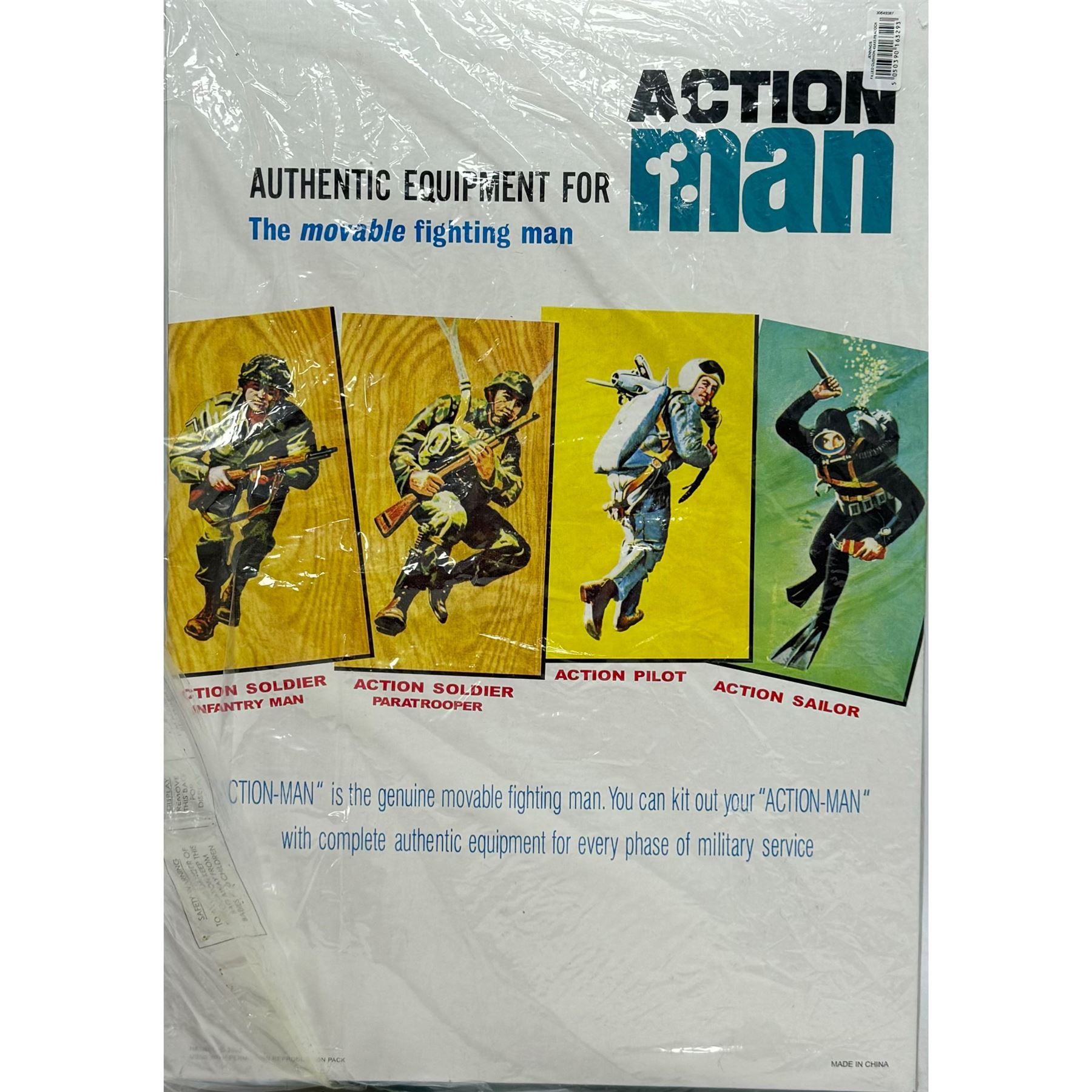 Action Man 40th Anniversary Nostalgic Collection Deep Sea Diving Equipment set, boxed