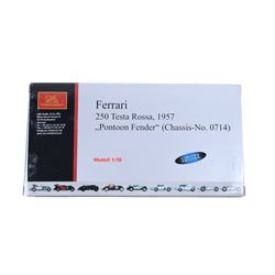 Limited edition CMC 1:18 scale Ferrari 250 Testa Rossa 1957 'Pontoon Fender' chassis no. 0714 in black, no. M-081, boxed 