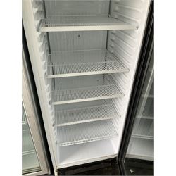 Interlevin SC381 left handle glass door fridge - THIS LOT IS TO BE COLLECTED BY APPOINTMENT FROM DUGGLEBY STORAGE, GREAT HILL, EASTFIELD, SCARBOROUGH, YO11 3TX