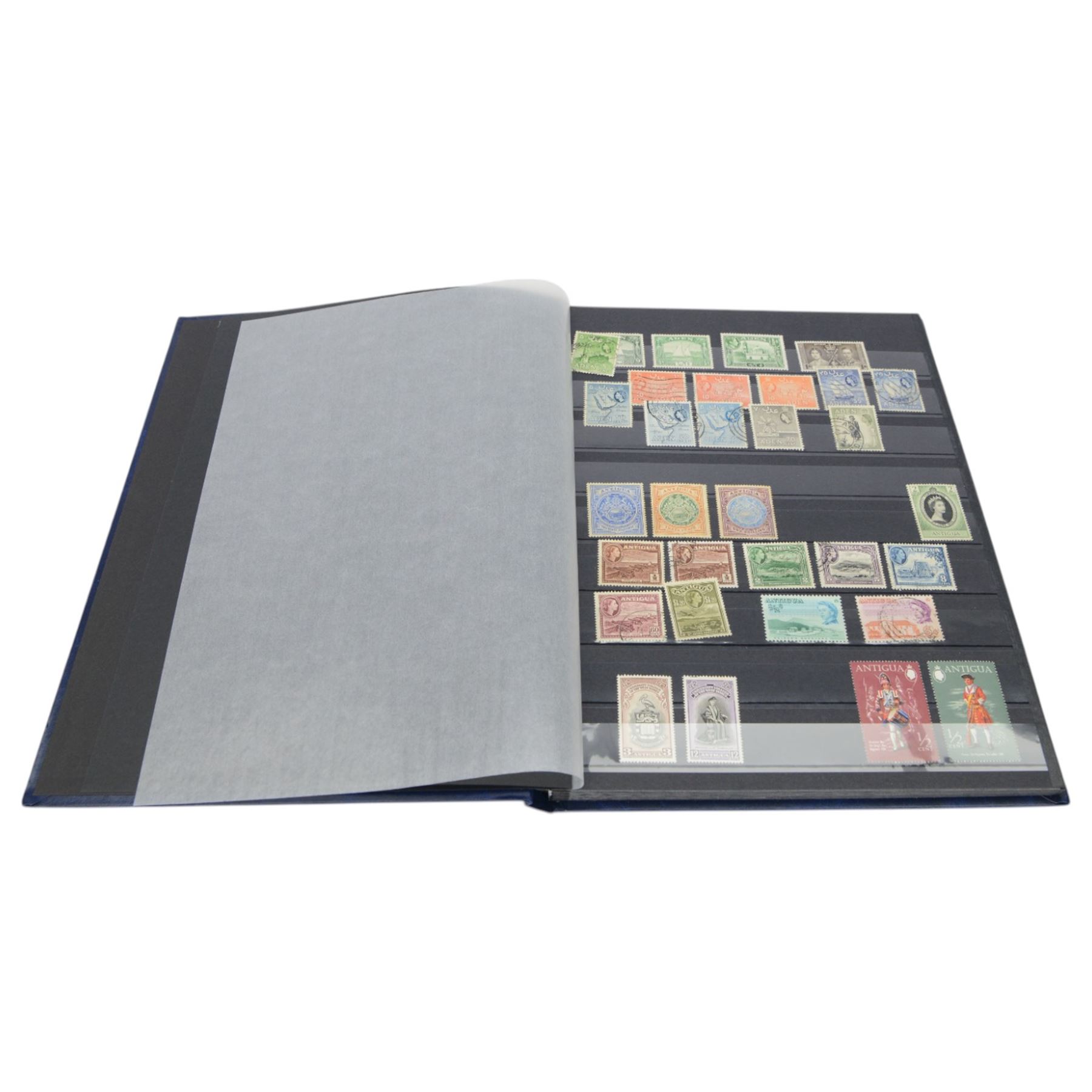 Commonwealth and World stamps, including Aden, Antigua, Australia, British Guyana, Brunei, Bermuda, Ceylon, Christmas Islands, Fiji, Malaya, Malta, Nigeria, St Kitts and Nevis, etc, in various albums and loose, together with two empty stockbooks and various stock cards