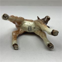 Beswick Shorthorn Calf no 1406, with printed mark beneath