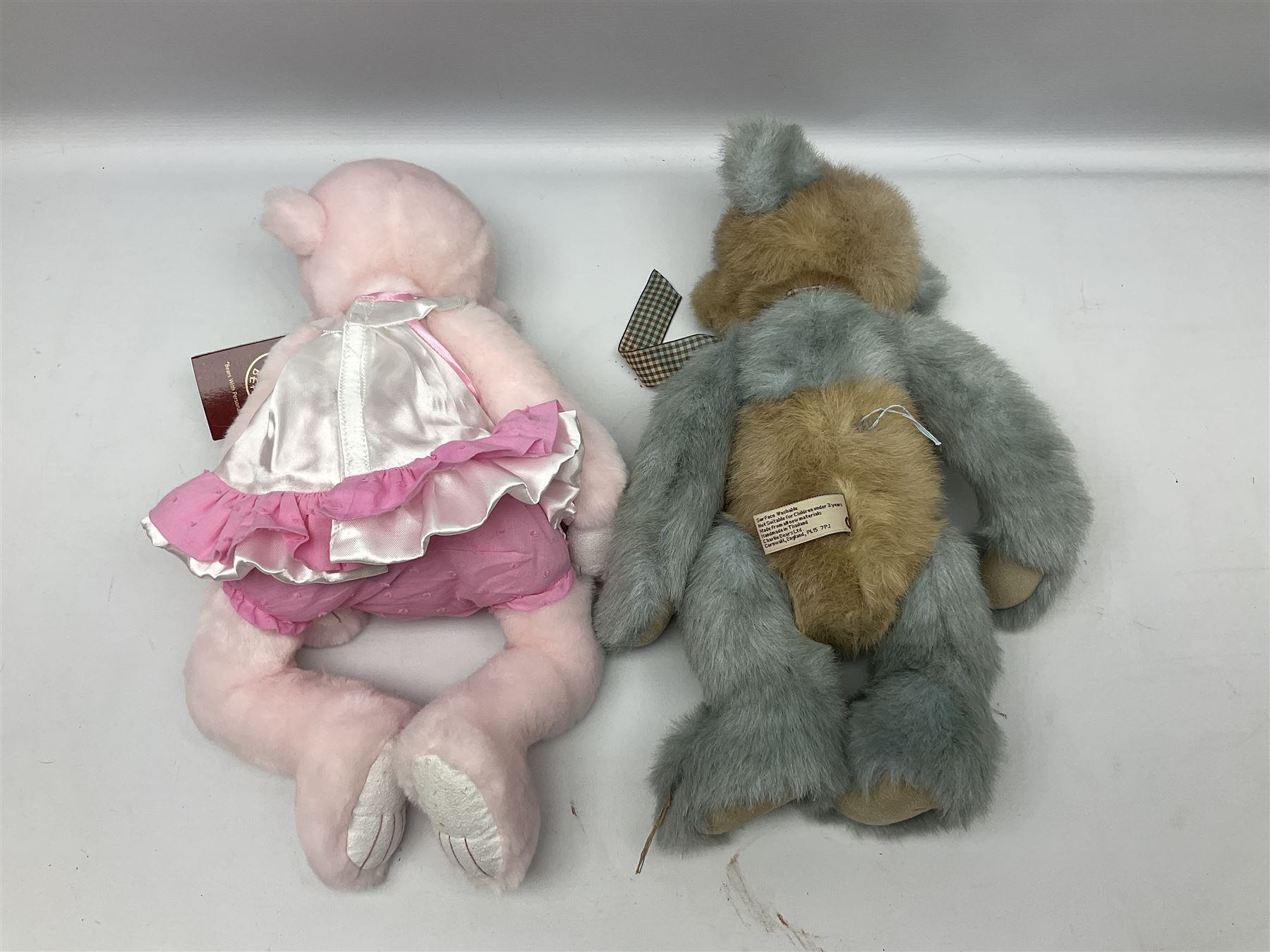 Seven Charlie Bears, comprising two limited edition examples, Parma Violet CB191963, designed by Isabelle Lee, limited to 3000, and Mary CB205250O, limited to 1000, plus Anniversary Carol CB151562, Olien CB171790, Dilly CB124946, Willamena CB202037A, and Kay CB191957B, each designed by Isabelle Lee, all with tags