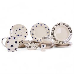 Emma Bridgewater Blue Stars dinnerwares,