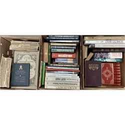 Three boxes of miscellaneous books.