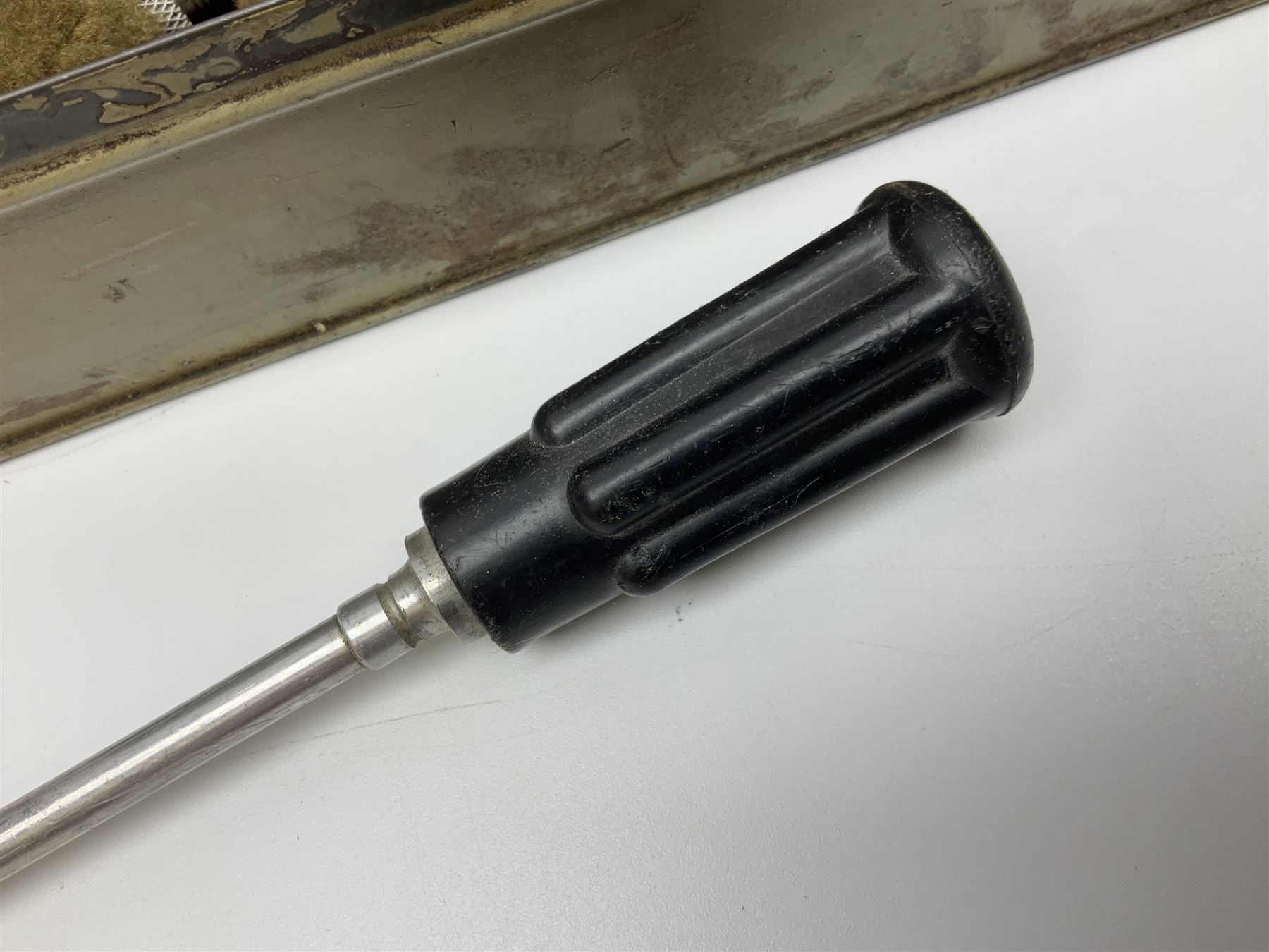 Assorted gun cleaning equipment including .303 brass oil bottle and boxed Webley Cleaning Kit etc; together with quantity of various calibre bullets for reloading 