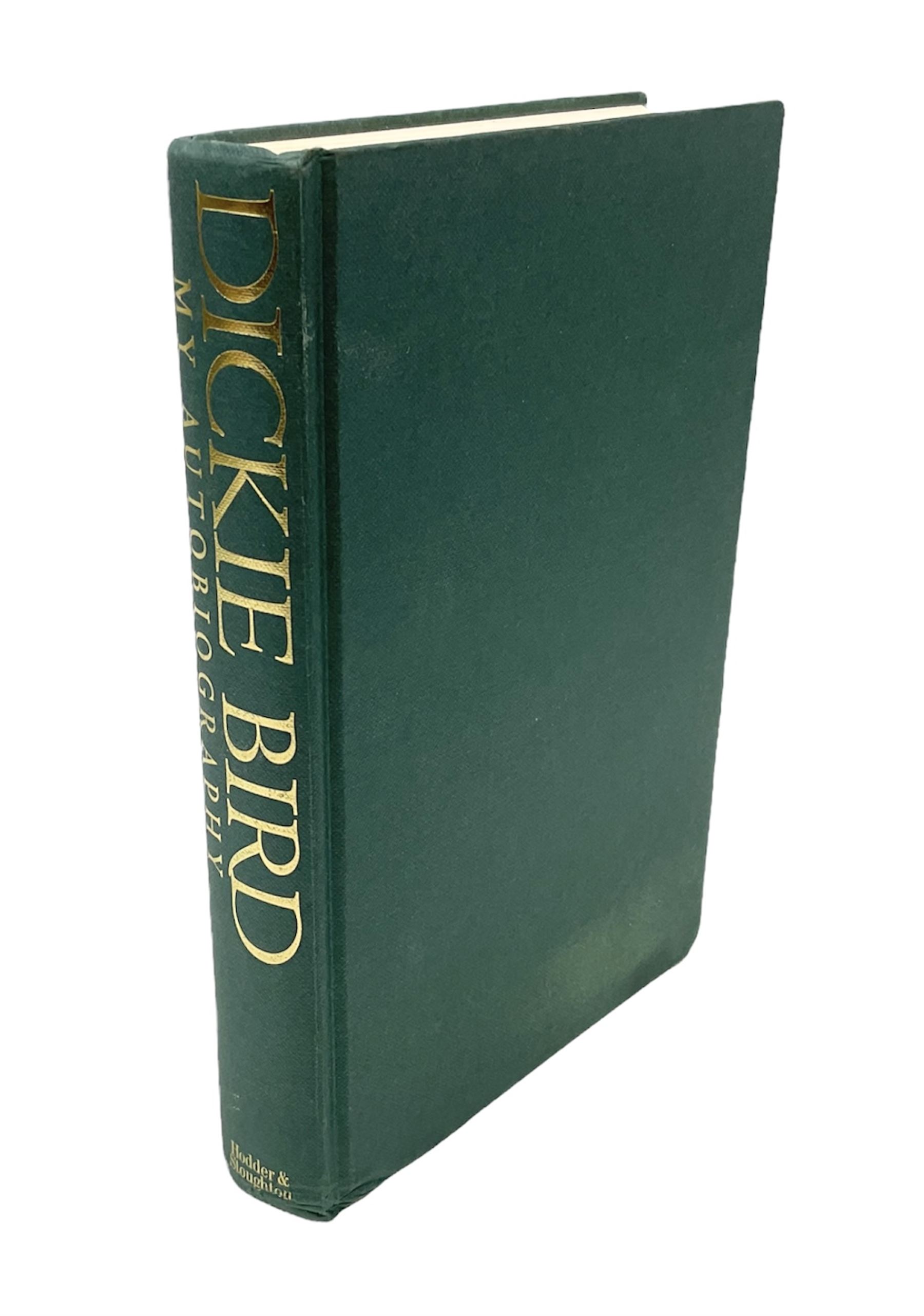 Signed Dickie Bird 'My Autobiography' first edition 1997 hardback, signed on frontispiece, together with a quantity of other books to include hardbacks and reference books
