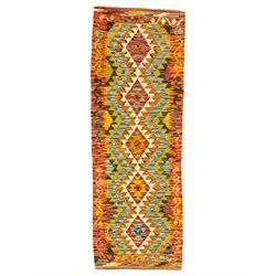 Chobi Kilim multi-coloured ground geomet