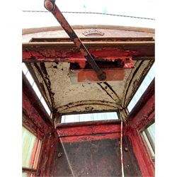 Original 1936 K6 telephone box, Tudor Crown top, painted red - THIS LOT IS TO BE COLLECTED BY APPOINTMENT FROM DUGGLEBY STORAGE, GREAT HILL, EASTFIELD, SCARBOROUGH, YO11 3TX