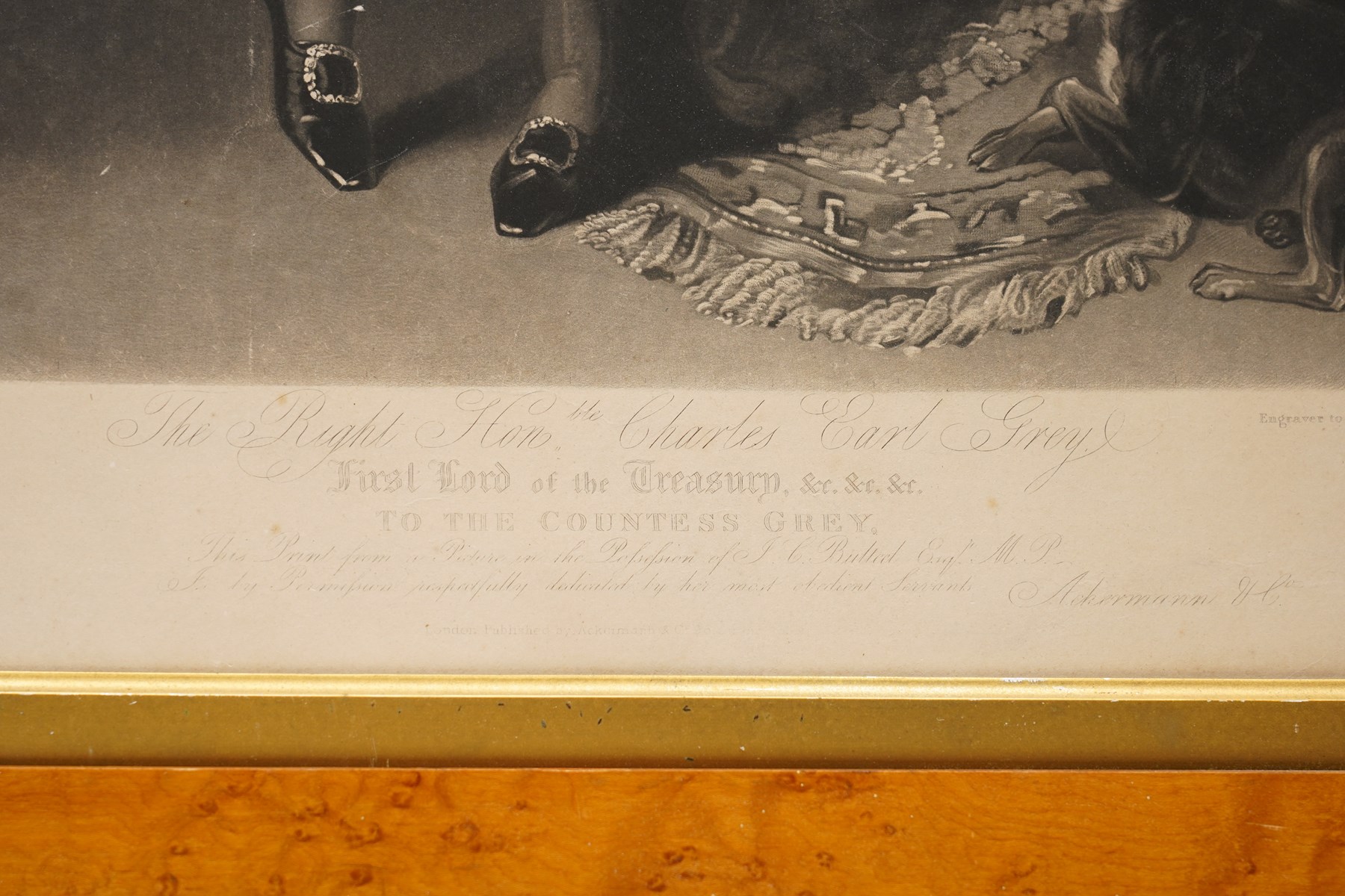 After William Say (British 1768-1834): Portrait of Charles Grey - 2nd Earl Grey, mezzotint signed on the plate 66cm x 42cm
Provenance: Property of a Nobleman.