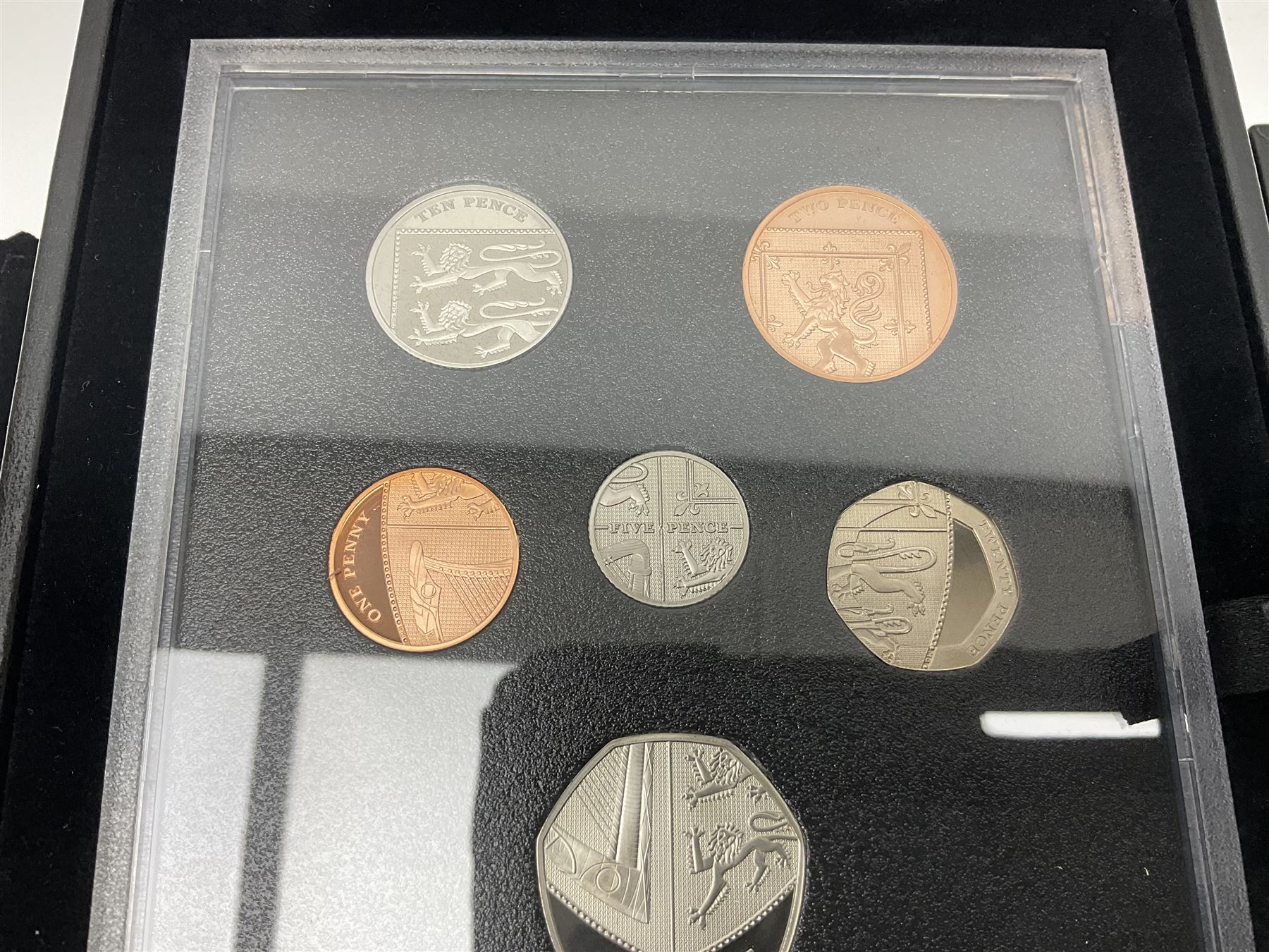 The Royal Mint United Kingdom 2021 proof coin set, cased with certificate