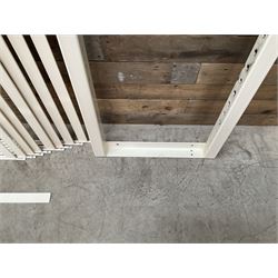 Commercial wall hanging rug display rack