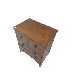 19th century mahogany commode cabinet or nightstand 
