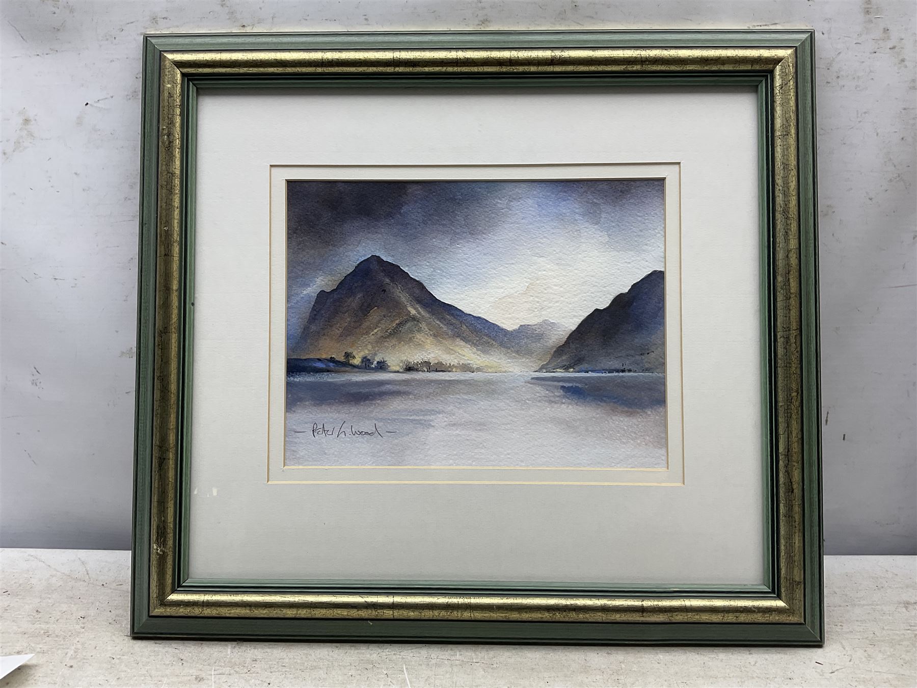 Peter Graham Wood (Yorkshire 1941-): 'Fleetwith Pike - Buttermere Cumbria', watercolour signed, titled verso 20cm x 26cm 