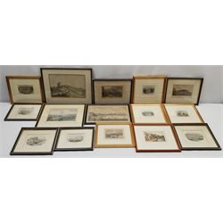 Collection of mainly 19th century engravings and lithographs of Scarborough, Whitby and Robin Hood's Bay, together with four prints after Jack Rigg (qty)
