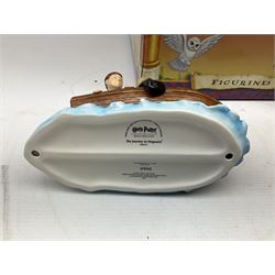 Three Royal Doulton limited edition Harry Potter groups - 'Harry's 11th Birthday' No.2967/5000; 'The Journey To Hogwarts' No.990/5000; and 'The Friendship Begins' No.3969/5000; all boxed with certificate (3)