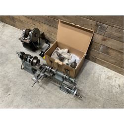 WM precision lathe with Thompson Houston electric motor together with Alfred Herbert die head and bits