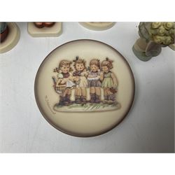 Ten Goebel Hummel figures, to include Morning Stroll, Apple Tree Girl, I brought you a gift, etc together with Enesco Mabel Lucie Atwell figure, ten with original boxes 