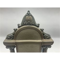 Lladro figure, Justice, modelled as a judge sat in a char, sculpted by Salvador Furió, with original box, no 5489, year issued 1988, year retired 1993, H34cm 