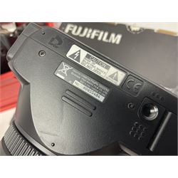 Minolta Dynax 5xi camera body serial no 17222646 with 'AF Zoom Xi 28-80mm 1:4(22)-56' lens serial no 17220881, Minolta SRT101 camera body serial 1944687, Lumix camera body serial no K6SC10168 etc 