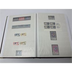 Thematic stamp collection relating to satellites, telecommunications and space from various Countries including Angola, Antigua, Ascension, Australia, Bahamas Barbados, Bhutan, British Virgin Islands, Denmark, Ecuador, Israel etc, a mint and used collection housed in three stockbooks