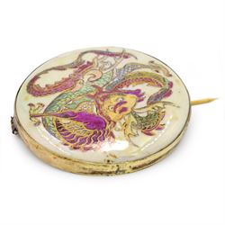Wedgwood dragon lustre gilt brooch by Daisy Makeig-Jones, circa 1915