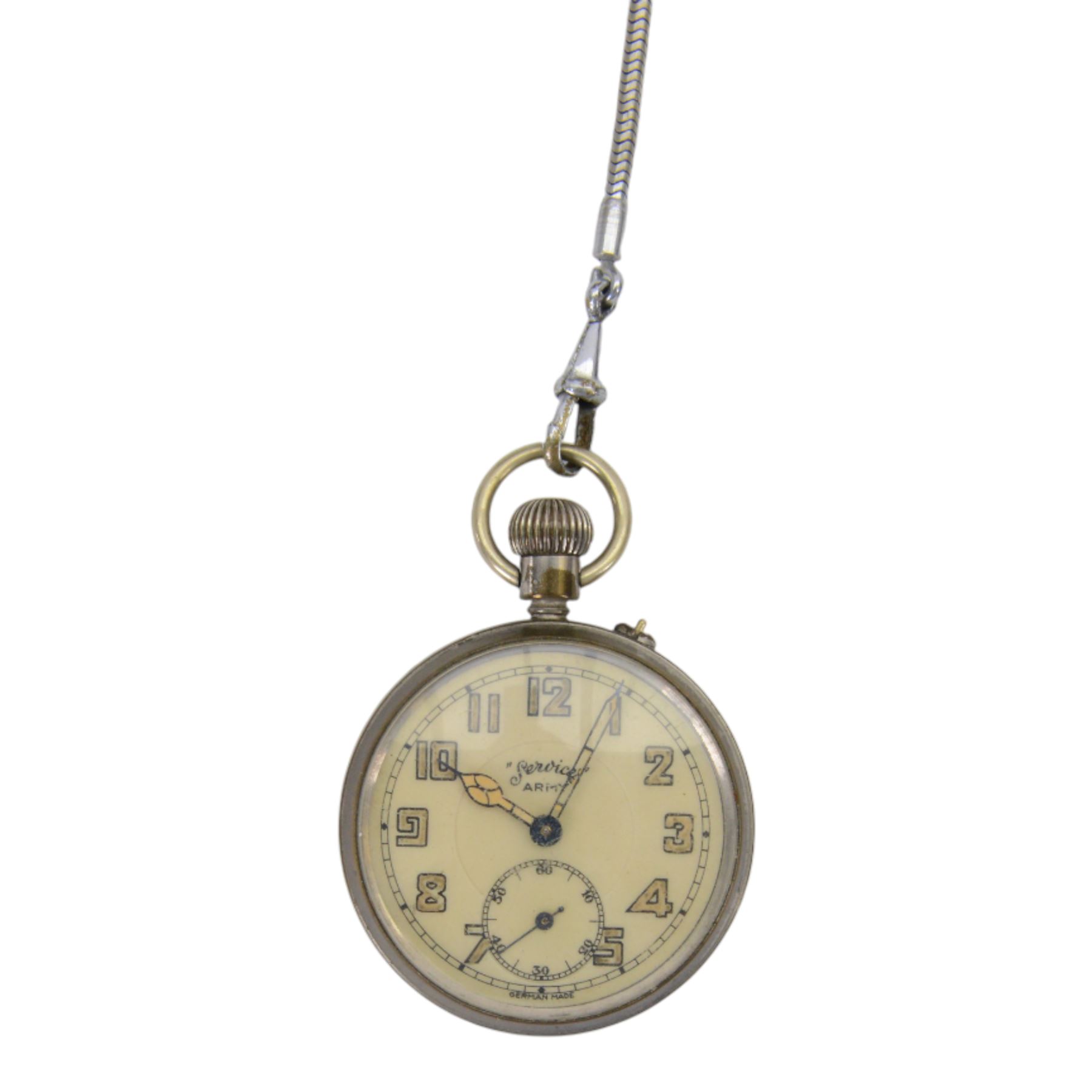 Steiff teddy bear, together with Sekonda watch and Service pocket watch