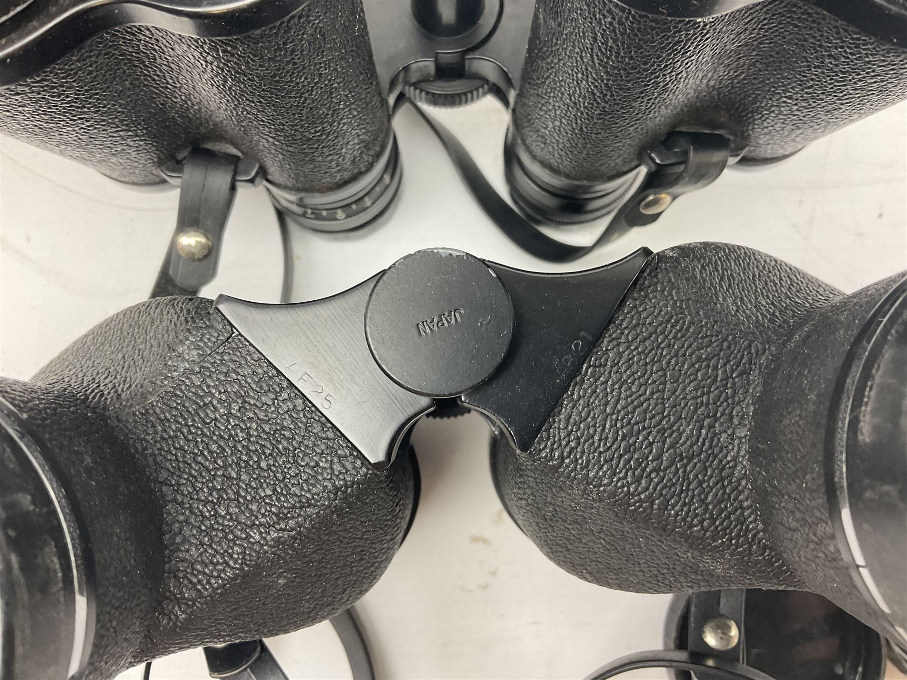 Six cased pairs of Pentax binoculars, comprising 10x50 Field, no. 604, Asahi 7x50, Asahi 10x50, Asahi 8x40, Asahi 16x50,  Asahi 10x50 No. 62611