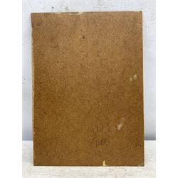 Circle of Henry Osswa Tanner (American 1859-1937): North African Street Scene, oil on board signed 30cm x 22cm (unframed)