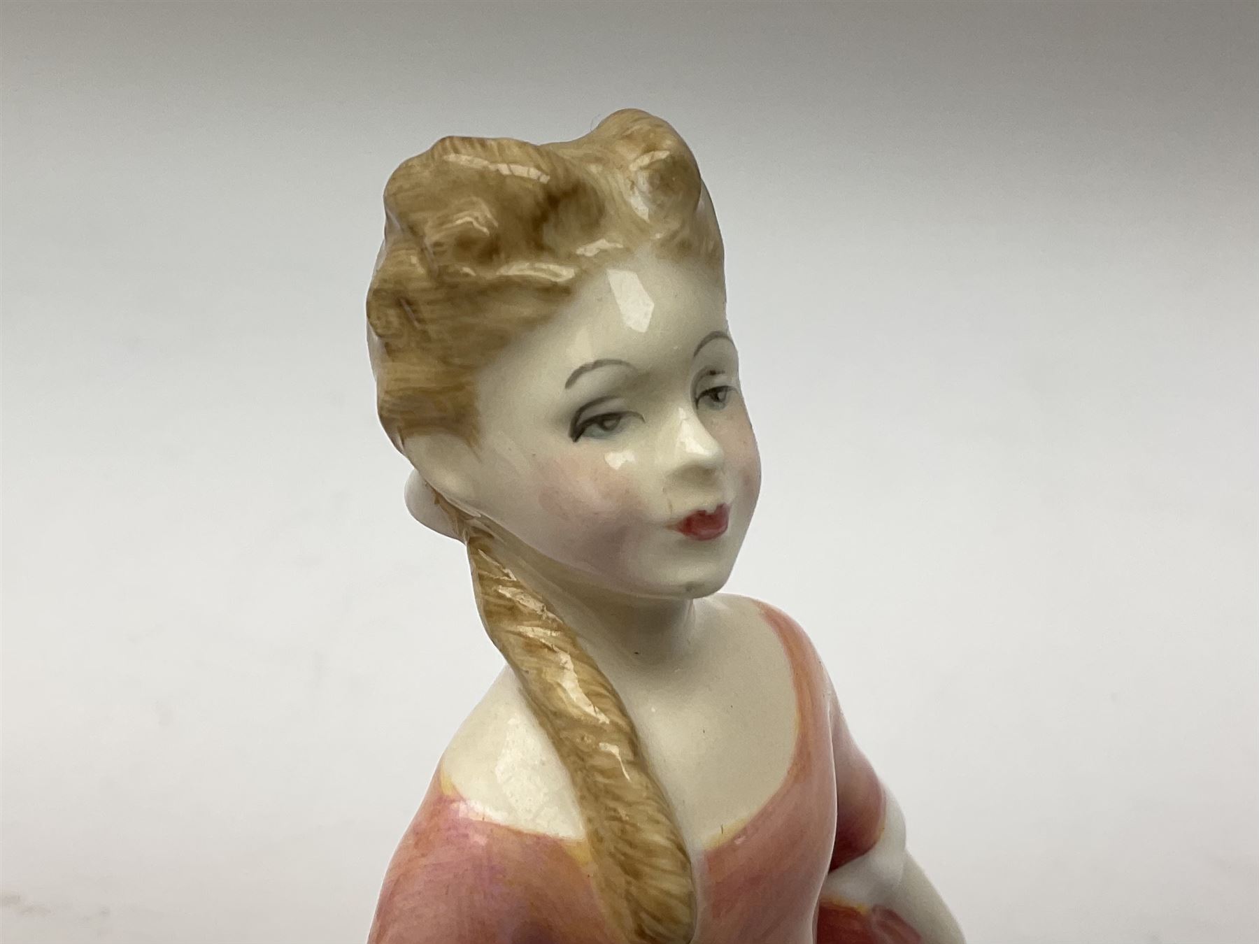 Royal Doulton Peggy Davies collection figures including Cherie HN2341, Debbie HN2400 and Royal Doulton miniature figures, Kirsty HN3213, Sunday Best HN3218, Sara HN3219, Ninette HN3215, Buttercup HN3908 and Fragrance HN3220.