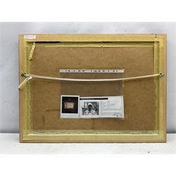 Abraham Dakgalawuy (Arnhem Land Australia 1975-): Aboriginal Abstract Kangaroo, gouache, with polaroid of the artist holding the work verso 35cm x 54cm
Notes: Abraham is the son of the eminent Aboriginal artist Lofty Bardayal Nadjamerrek (1926-2009)