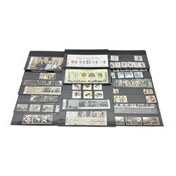Queen Elizabeth II mint decimal stamps, mostly in presentation packs, face value of usable postage approximately 400 GBP