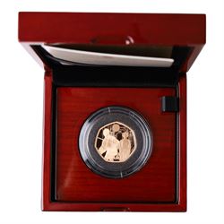 The Royal Mint United Kingdom 2023 'Star Wars Luke Skywalker and Princess Leia' gold proof...