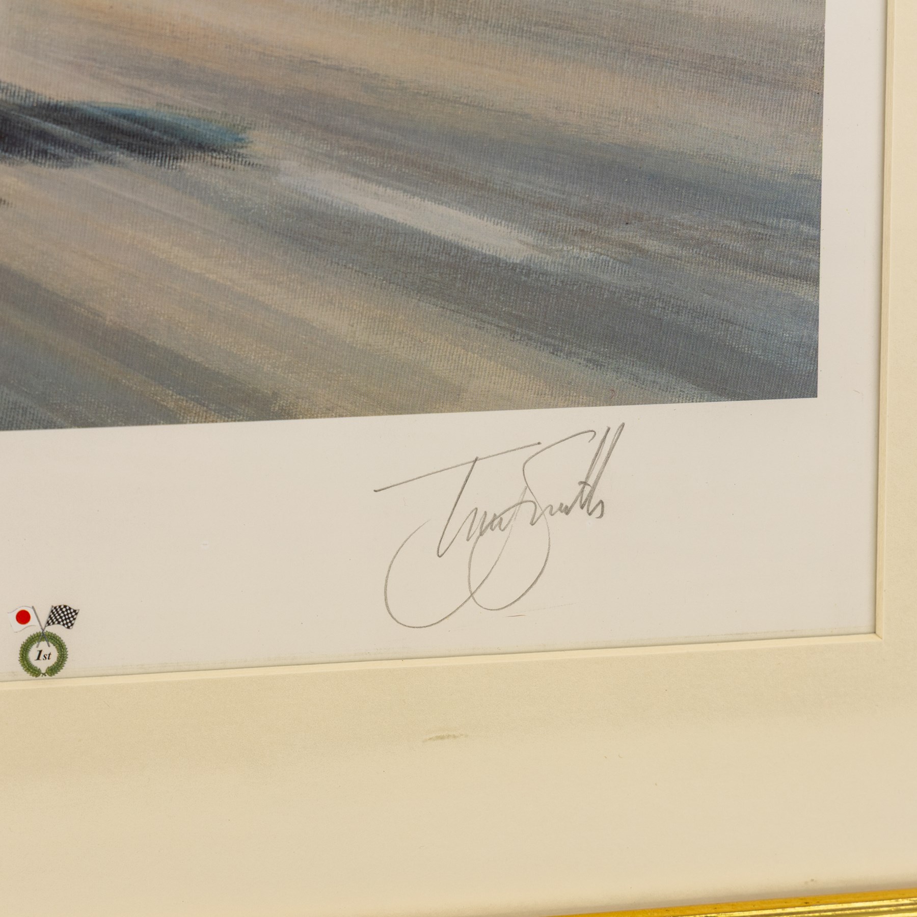 After Gerald Davison Coulson (British 1926-2012): ‘The Flying Scotsman’ and ‘Damon’s First – Hungary 1993’, together with Alan Fearnley (Yorkshire 1942-): ‘Alan Jones’ and Tony Smith (British 20th Century): ‘Damon’s Dream’, set of four limited edition Formula 1 themed prints signed and two signed by drivers David Coulthard and Alan Jones in pencil max 40cm x 61cm (4)