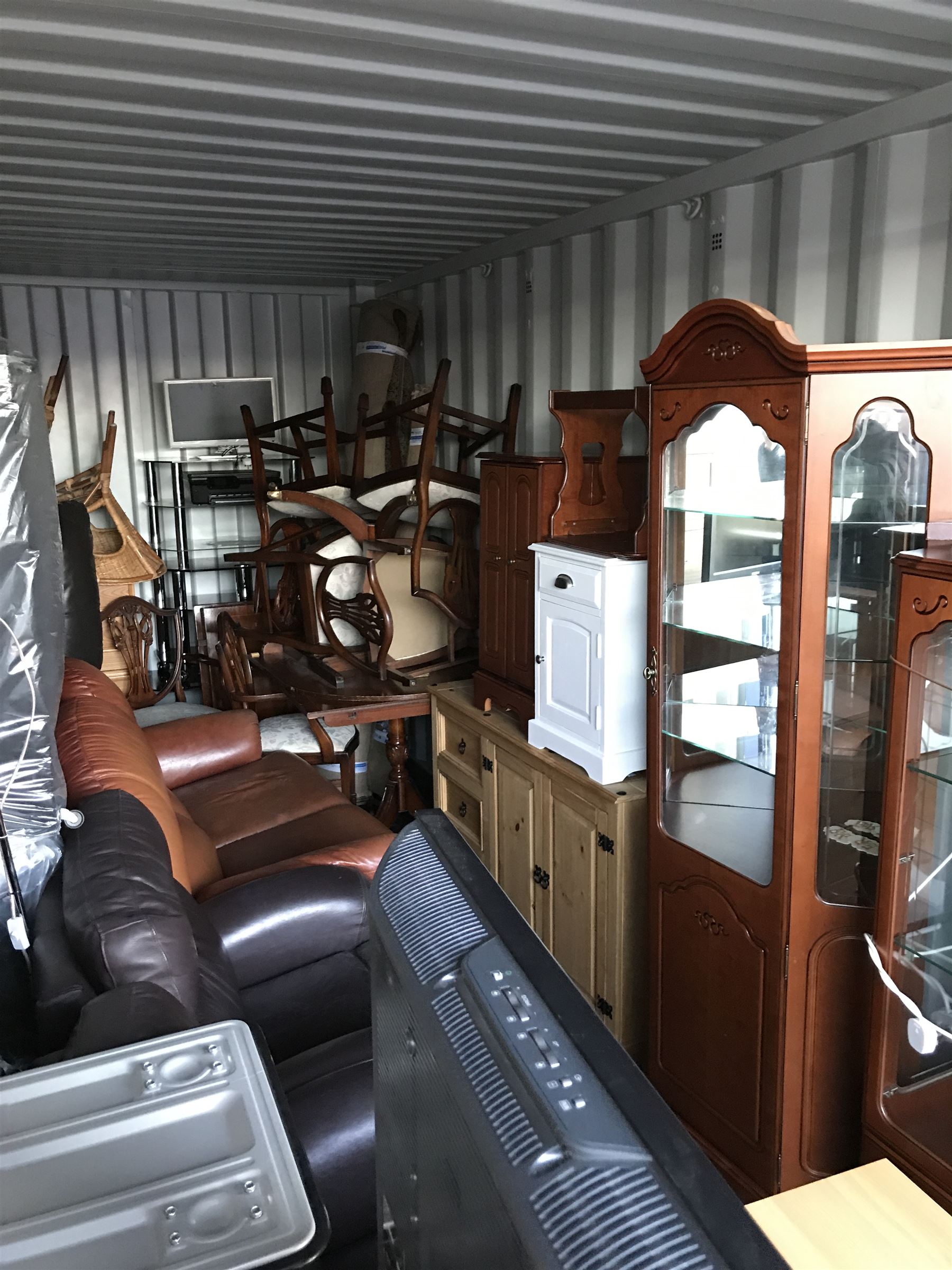 Container Contents Auction - entire container contents to include washing machine, sofas and chairs, pine chest, chairs, and much more. Location: Duggleby Storage, Scarborough Business Park YO11 3TX Viewing: Strictly by appointment call 01723 507111. Please note: all contents must be removed by Friday 26th February, items not collected by this time will be disposed of or resold on behalf of David Duggleby Ltd. This does not include the container.