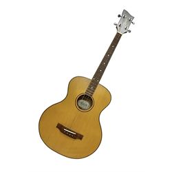 Ozark 'The Ozark Professional' tenor guitar, model no 3372, headstock stamped Ozark and with paper label to interior, in manufacturers hard case, guitar L82cm