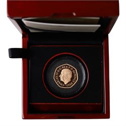 The Royal Mint United Kingdom 2023 'NHS 75th Anniversary' gold proof fifty pence coin, cased and boxed with certificate