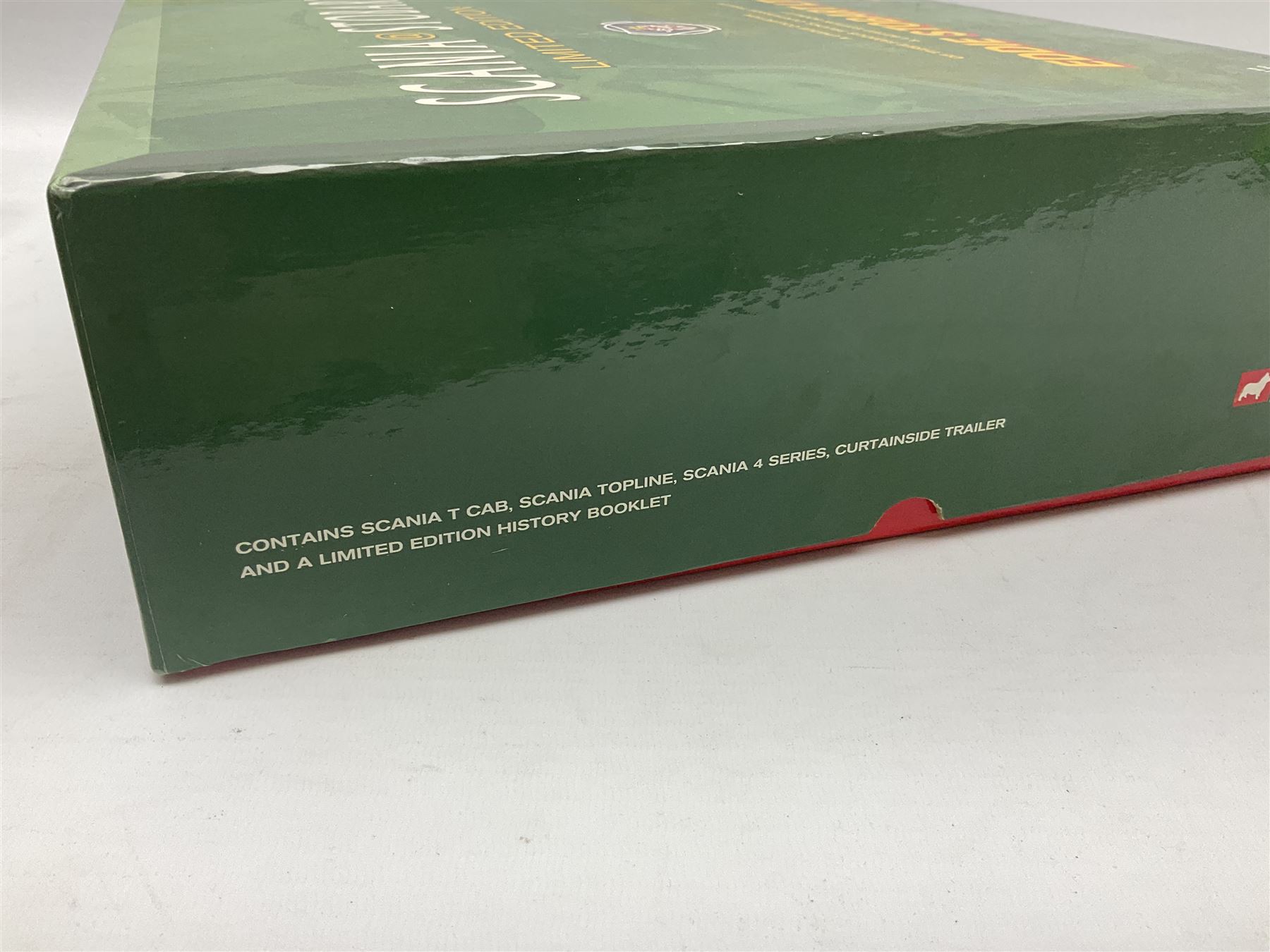 Corgi Eddie Stobart - two limited edition sets; CC99155 'Scania @ Stobart'; and CC86610 'The Eddie Stobart Story'; both boxed (2)