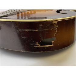 Hofner Countess acoustic guitar for restoration, bears label serial no.11108,  L102cm