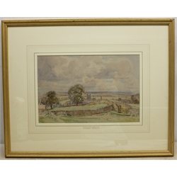  Cuthbert Crossley (British 1883 - ?): 'Richmond Yorkshire', watercolour signed with monogram 25cm x 38cm  