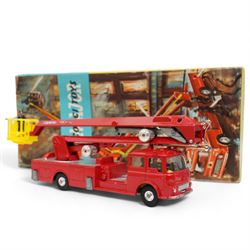 Corgi - Major Toys Simon Snorkel Fire Engine no. 1127, 'Holmes Wrecker' Recovery Vehicle with Ford Tilt Cab no. 1142, 'E' Type Jaguar Competition Model no. 312, all boxed; together with a quantity of other loose die-cast vehicles 