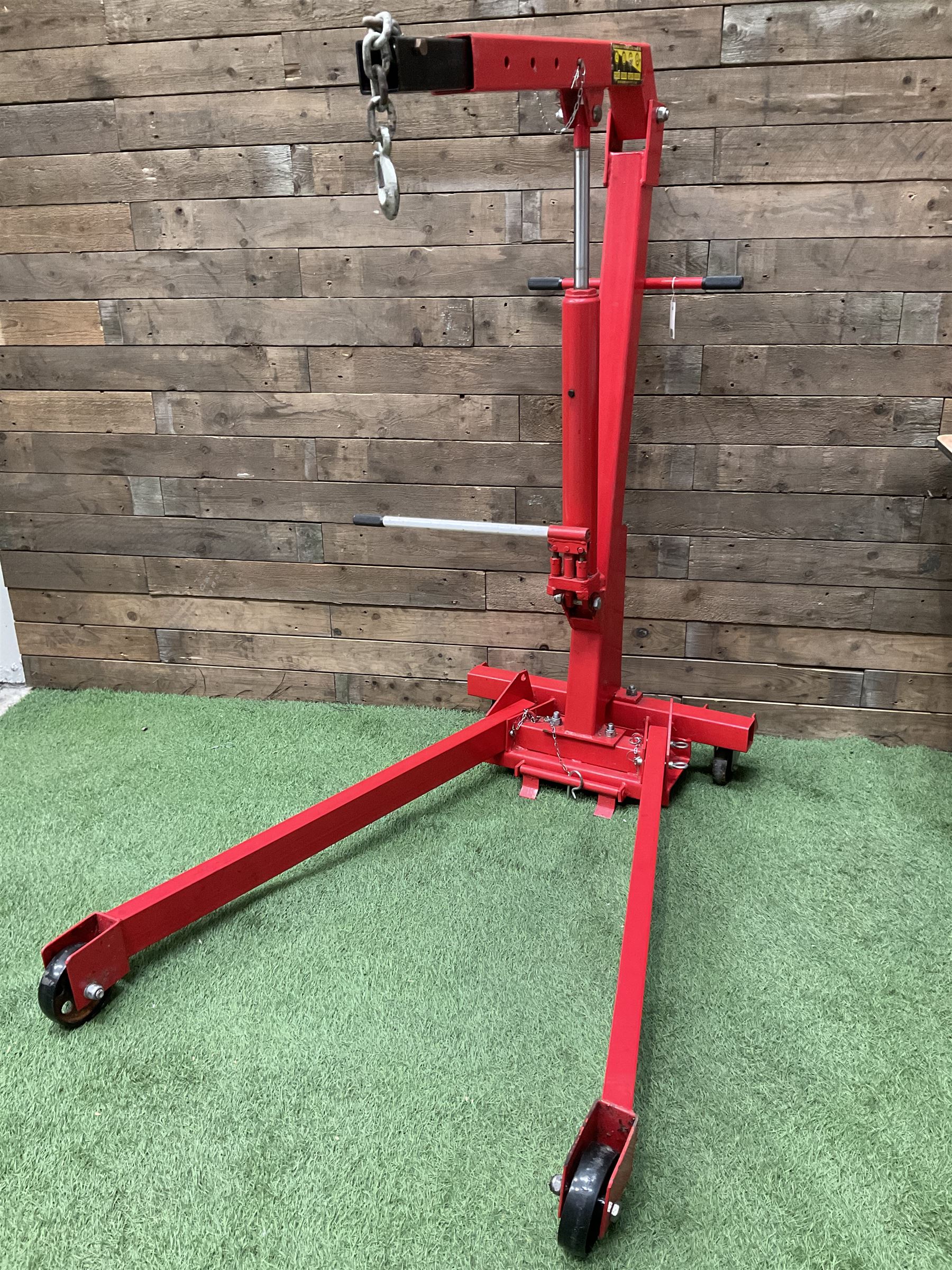 Machine Mart engine hoist / crane  - THIS LOT IS TO BE COLLECTED BY APPOINTMENT FROM DUGGLEBY STORAGE, GREAT HILL, EASTFIELD, SCARBOROUGH, YO11 3TX