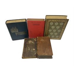 Collection of local interest books, including Macquoid; About Yorkshire, Mee; The King's England Yorkshire North Riding, Gordon Home; Yorkshire etc  