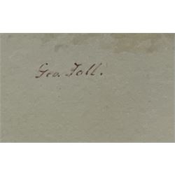 George Fall (British 1845-1925): Marygate Landing York, watercolour signed 29cm x 21cm