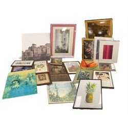 Collection of large prints to include Ro