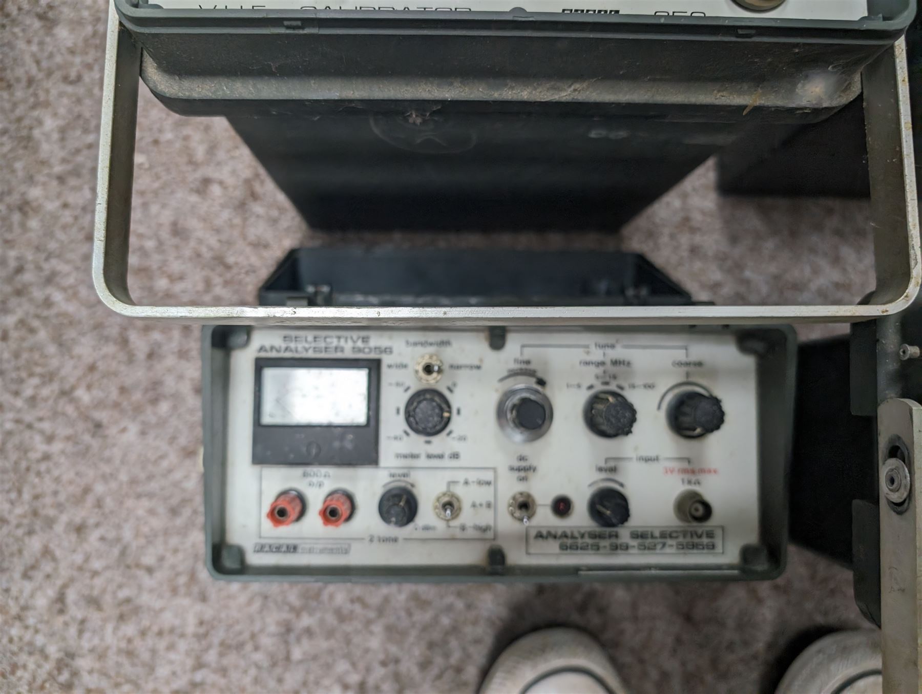 Two Racal Selective Analysers no. 9056, together with two Racal Calibrators, no. 850 & 852