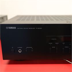 Yamaha - R-S202/R-S202D, natural sound stereo receiver, DAB+ and Bluetooth functionality, Treble and Bass controls, with remote