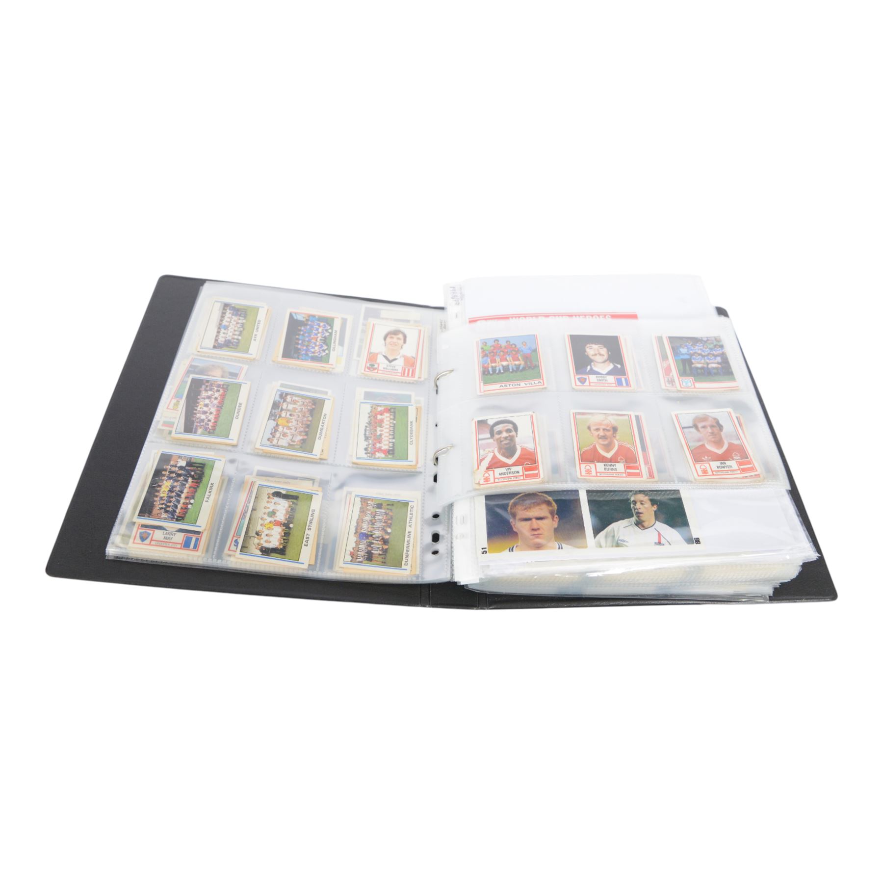 Large collection of Football trading cards, including full Manchester Untied Upper Deck set in official folder, large quantity of Topps Match Attax cards, including full sets, in official collectors binders, Panini Euro 2012 part set in folder, etc, all housed in folders