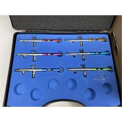 Daiwa 7700A fishing real, together with ice skate blades, pen nibs and other collectables 