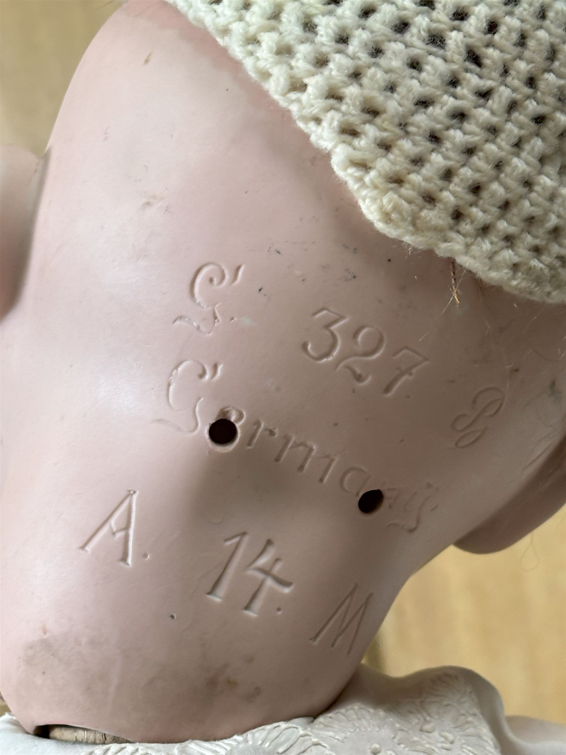 Three 19th century bisque head dolls, all stamped by makers. (3) - COLLECTION BY APPOINTMENT FROM: The White House, Thirsk Road, Easingwold, York, YO61 3NF - CALL 01723 507111 TO ARRANGE